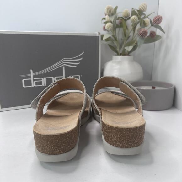 Dansko Maddy Milled Nubuck Leather Sandal Ivory 1510-616100 Women EU 42/11.5 NWB - Picture 3 of 12